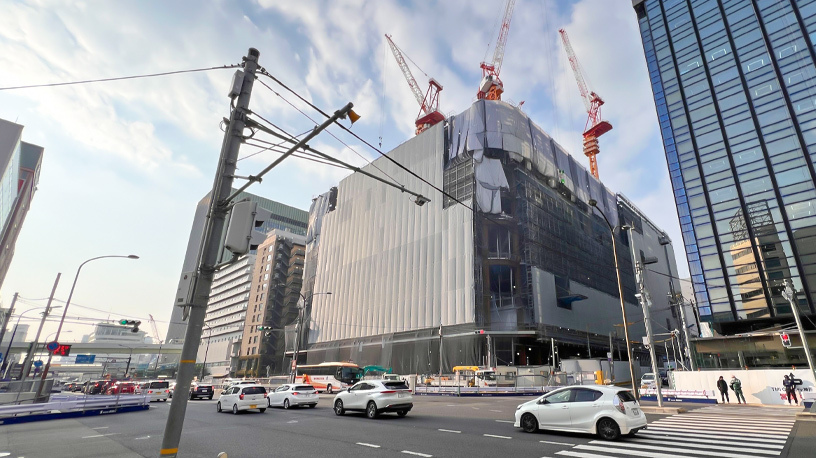 Kumoidori 5-chome redevelopment rendering, east side of Sannomiya Station